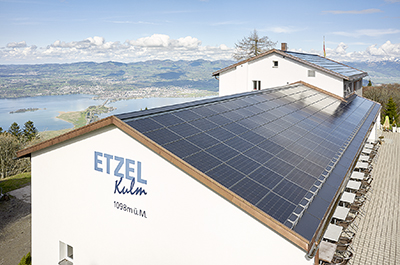 Berggasthaus Etzel Kulm: Energetisch sanieren mit Sunskin roof – ästhetisch, ökologisch und sicher